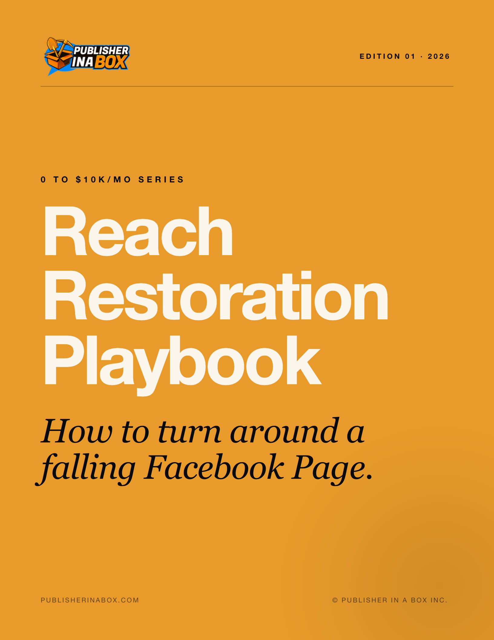Reach Restoration Playbook