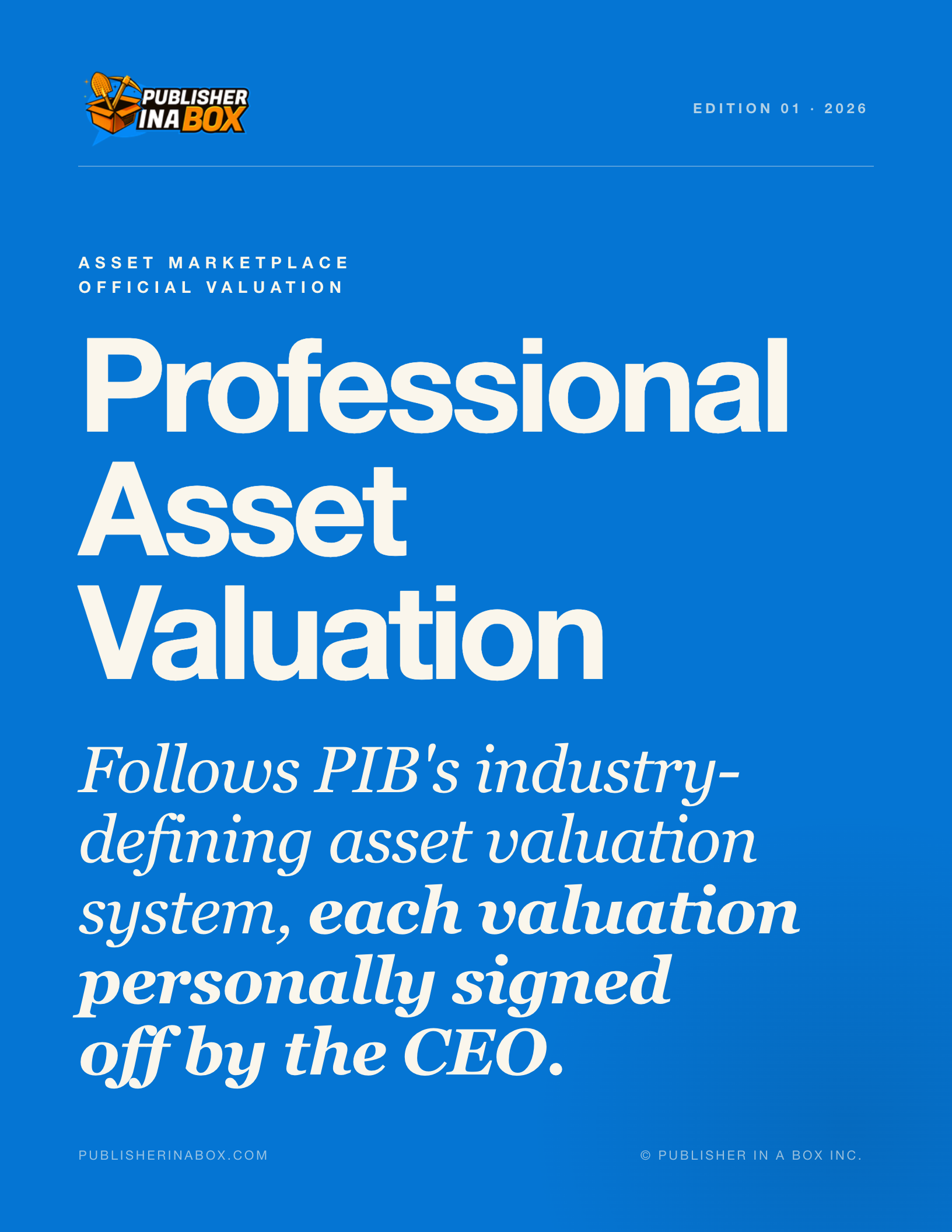 Professional Asset Valuation